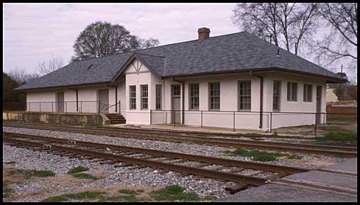 Arlington Depot Above, depot after phase I renovation from funds received trough GDOT Transportation Enhancement program Built in 1925, Arlington's depot served the Central of Georgia and the