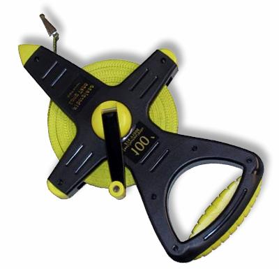 100 & 300 TAPE MEASURES These contractor surveyor tapes are available in three styles and sizes. The 100 fiberglass tape is enclosed in a heavy duty ABS plastic housing that will not crack or rust.