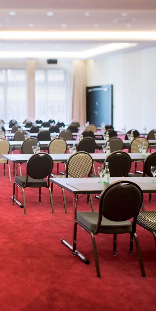 Conferences Banquets The conference and meeting rooms at the Mövenpick Hotel Stuttgart Airport are designed for both small and large events.
