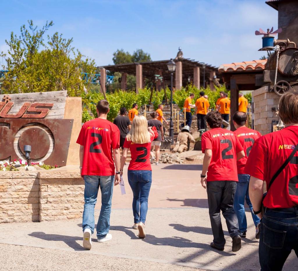5. WHY PORTAVENTURA BUSINESS & EVENTS? 05 5.6. Teambuilding activities PortAventura Business & Events offers the organisation of Teambuilding activities to encourage teamwork and promote leadership.