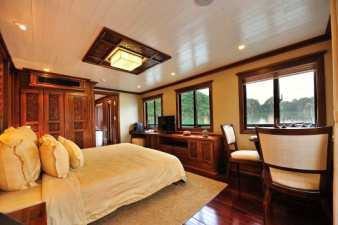 cabins: 02 Cabin Location: 1st Deck Average room size: 38 m² Bed type: Twin Combinable Additional amenities & services: Private Independent