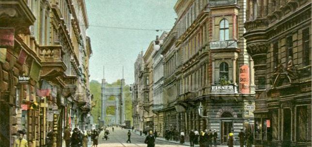 Revolucni Ulice, along the eastern border of old town, has undergone substantial transformation over the years - largely used used by trams and