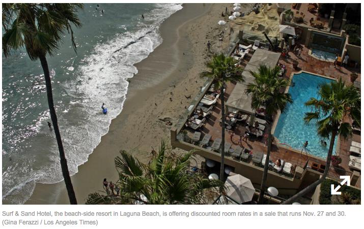Info: Cyber Monday at Pacifica Hotels 6. Surf & Sand Resort in Laguna Beach consistently gets high marks for being a family vacation destination.