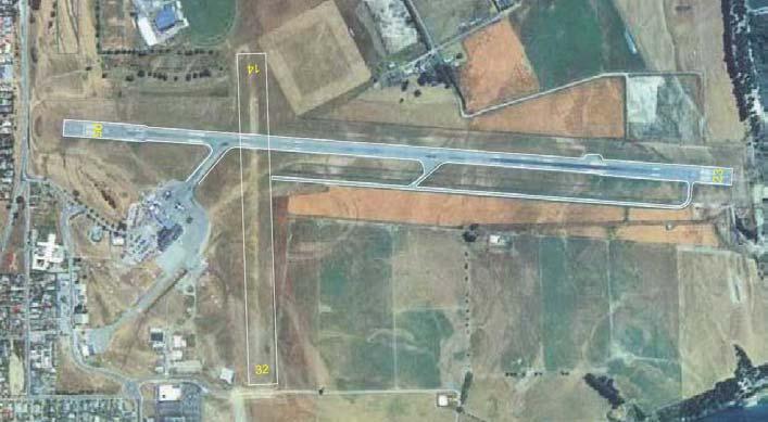 3. Airfield Movement Area Runways Queenstown Airport has two runways with the following characteristics: Main Runway 05/23 Length 1921m sealed (displaced threshold ) 30m wide (central portion)