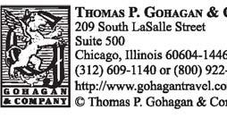 Gohagan & Company ( Gohagan ) acts only as an agent for the passenger with respect to travel services.