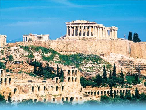 Athens legendary Parthenon, a UNESCO World Heritage Site, is widely regarded as the finest example of Greek architecture.