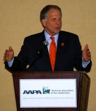 Congressman Ted Poe, AAPA Port Person of the Year Congressman Ted Poe, who until this year represented the Port of Beaumont in Congress, was one of two recipients of the American Association of Port