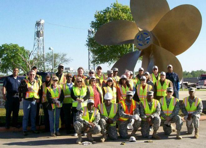 Port & Army Join City of Beaumont Trash Off Port of Beaumont employees teamed up with the U.S.
