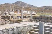 The Athenians consecrated the first Delia dedicated to Leto, Artemis, and Apollo. In 315 B.C., when Macedonians arrived on the island, Delos achieved its independence and developed commercially.