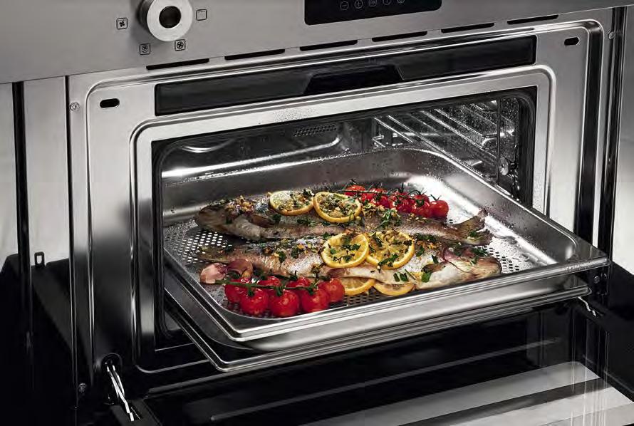 26 COOKING with a BERTAZZONI 27 Each Bertazzoni machine is built with the fullest appreciation of food and its importance in your life. Left.