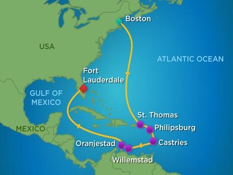 00 pp Price Includes: All Transfers, Roundtrip Air from Tampa, 7 Night Fall Foliage Cruise, Port Taxes & Government Fees, Travel Protection Brilliance of the Seas - 14 Night Transatlantic Cruise