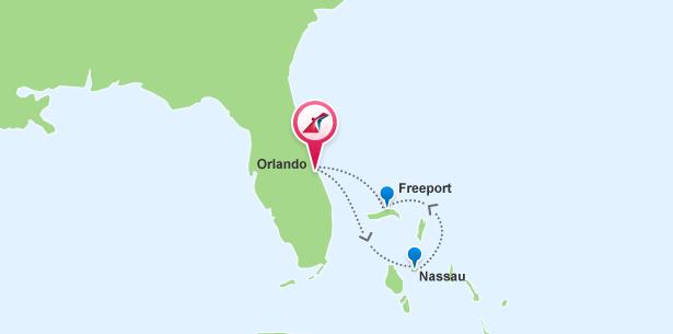 Carnival Magic 7 Day Eastern Caribbean Cruise Sailing roundtrip from Port Canaveral to Amber Cove, St. Thomas, Puerto Rico, and Grand Turk February 11 18, 2017 Inside Cabin 4B $824.
