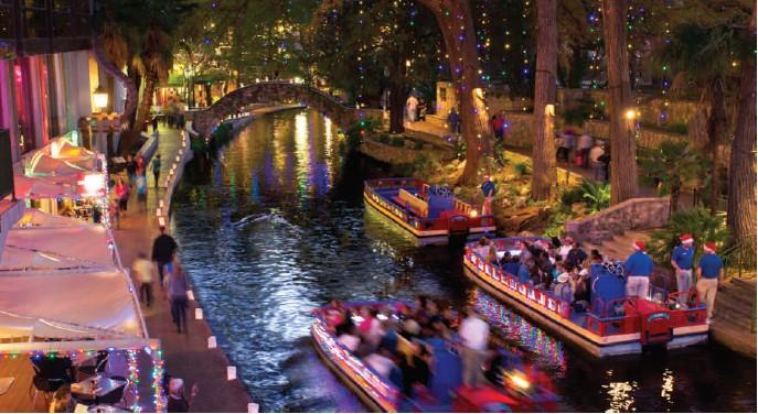 Celebrate at the famous Riverwalk, featuring more than two miles of beautifullylandscaped waterfront with