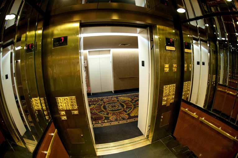 Luxor Hotel Inclined Elevators Capacity of the cabs is 3,500 lbs (approx.