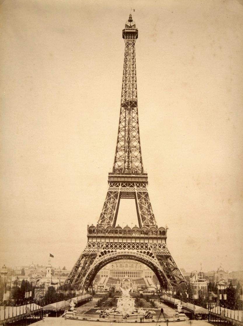Paris Eiffel Tower Inclined Elevators Top Level (1,000 ft) 1889: The Eiffel Tower opened at the Paris Exhibition Gustave Eiffel commissioned the American