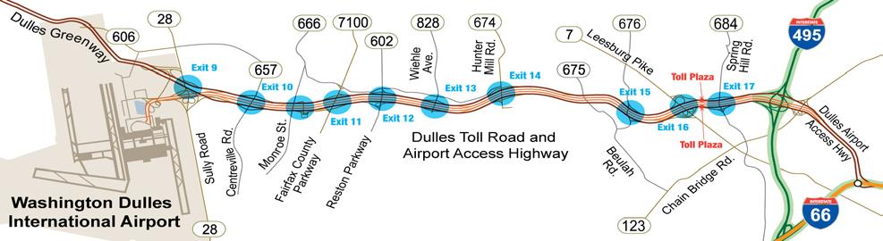 Exhibit S-17 DULLES TOLL ROAD INFORMATION Dulles Toll Road Location: Roadway Length: Eight-lane limited access highway that is situated on Virginia State Route 267.