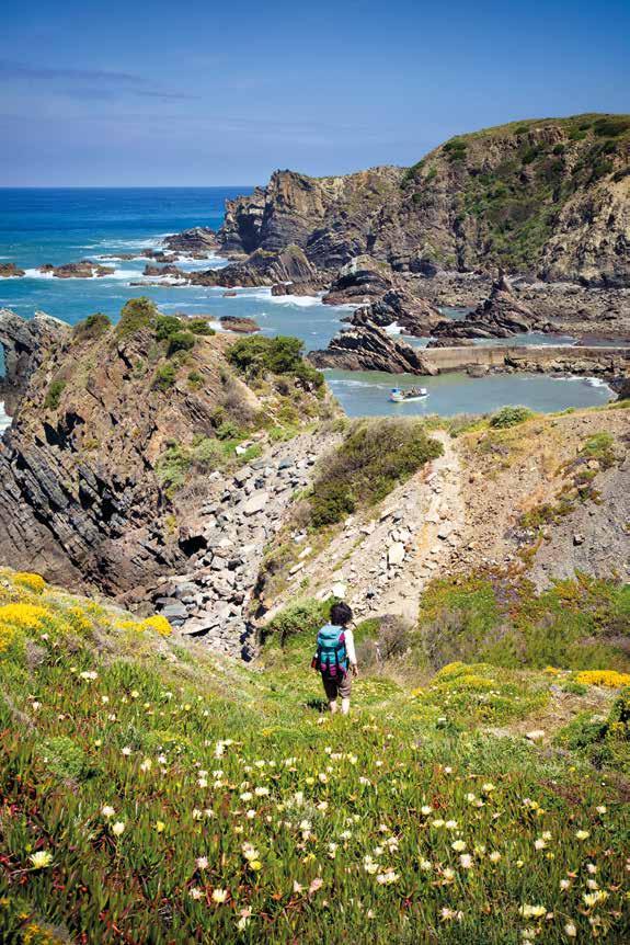 Portugal Itinerary Rota Vicentina: Self-guided walks Zambujeira do Mar Pedralva Itinerary: 8 days / 7 nights With fabulous beaches, isolated fishing villages and 75-hectares of protected flora, fauna