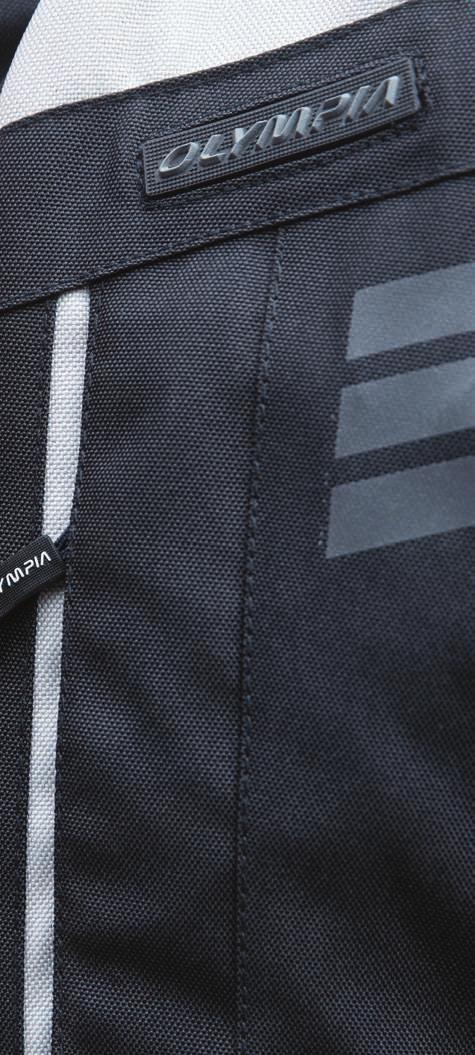 TM TECHNICAL FEATURES CUSTOM FIT DETAILING An ergonomic, comfortable fit and well positioned body armor is essential for motorcycle apparel to function effectively.