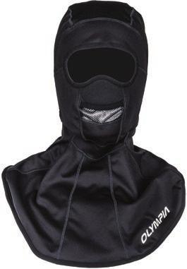 PALMER UNISEXE BALACLAVA SIZES: S/M - L/XL CAN $ 44 99 SHELL : 100% POLYESTER Windproof bonded 3 layer shell at bib and face. Wide bib. Stretch brushed back wicking knit at top of head.