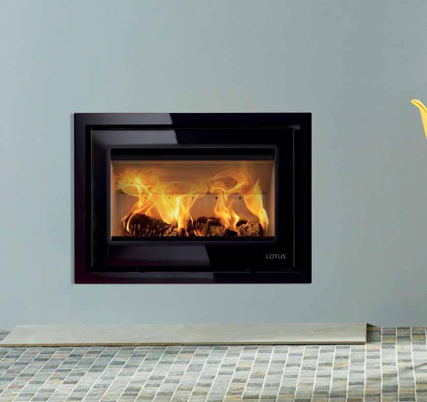 Lotus H470 ADVANCED ENGINEERING WITH BEAUTIFUL AESTHETICS Presenting a stunning flame picture framed by either a Matt Black or Black Magic door with clean, minimalist styling, the 470 adds an
