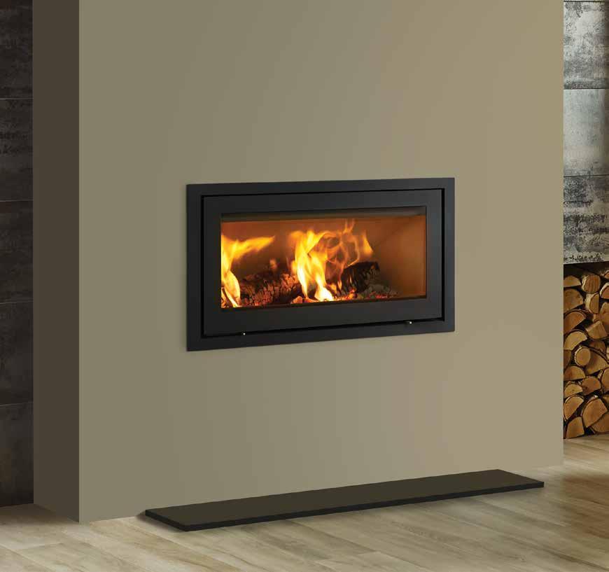 Lotus H470w WOODBURNING IN WIDESCREEN The H470W is a wide format woodburning insert with proportions that really accentuate the fire s stylish form and alluring flame picture.