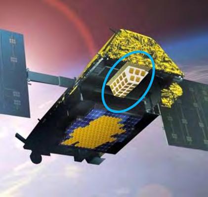 satellites (plus spares) ADS B receiver