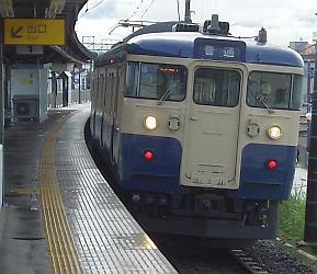 Local Train Kofu to Nirasaki at Nirasaki Station TEL operates two locations at Nirasaki, the Hosaka plant and the Fuji plant.