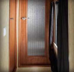Pinnacle 36reQs latte PrivAte quarters Privacy glass in the