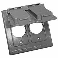 1 1 13 /16" (1.81) 4 9 /16" Self closing cover 2 Single Recept or Switches WVSS2 60.5 (2.38) 2 3 /8" 4 9 /16" 146.