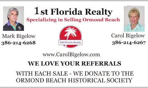 Ormond Beach Historical Society and the community.
