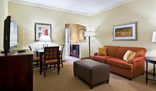 YOUR ROOM IS WAITING The Embassy Suites Tampa-Brandon offers its guests the