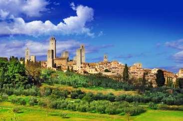 Here you can take in the history and relive the atmosphere of times gone by. Our day continues to stately SIENA, famous for its splendid examples of Gothic architecture, and the Palio horse race.