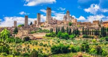Depart for Siena, driving through the lovely Chianti vineyards, arriving while the town is still immersed in early-morning slumber - the perfect time to wander around the pedestrian-friendly heart of