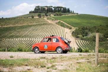 Full Day FIAT 500 VINTAGE TOURCHIANTI ROADSwith WINERY and LUNCH ( 8 h 30 m) Try to imagine how it would be to spend a day like the in the old Italian movies: driving a vintage FIAT 500 across the