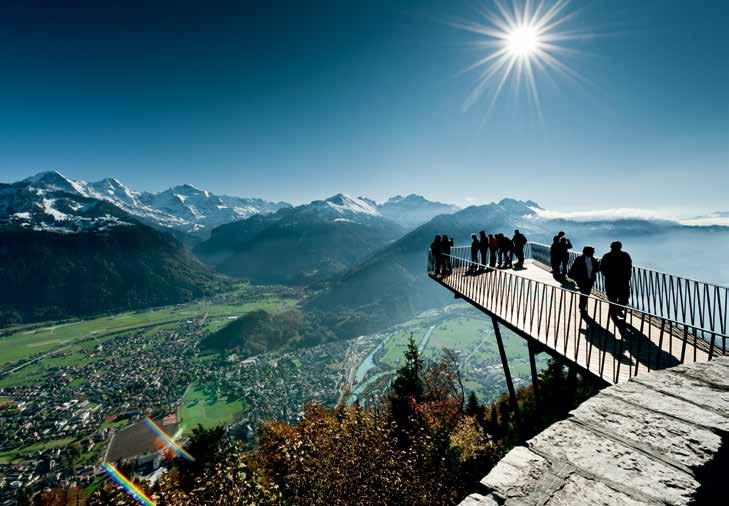 Schilthorn $189* 1-23 Apr, 29 Apr -12 Nov, 9-31 Dec 17 JUNGFRAUJOCH - TOP OF EUROPE At 3,454 metres, Jungfraujoch - Top of Europe is the highest altitude railway station in the heart of the Swiss