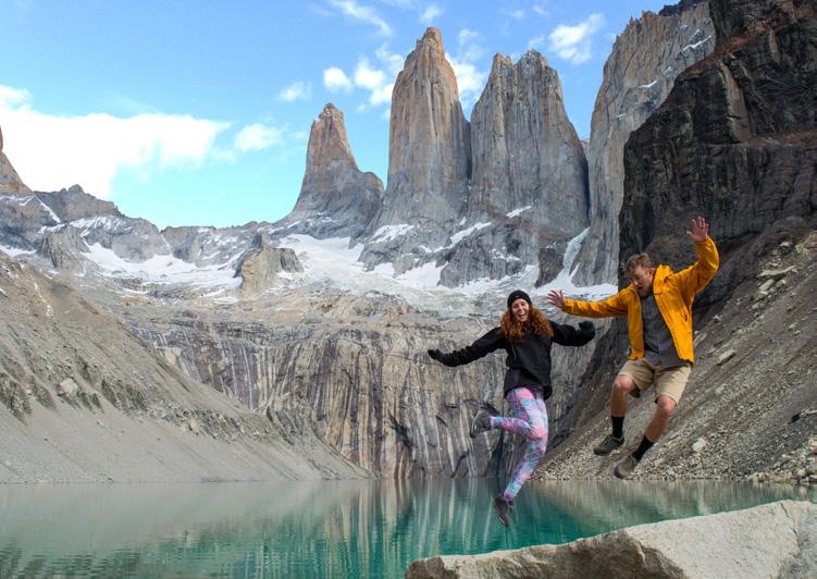 02. EcoCp s Hiking / Trekking Progrs 7 day Torres del Paine W trek CODE PAT 025 The W route snaking in-between Torres del Paine s craggy mountains is often referred to as Patagonia s best known trek.