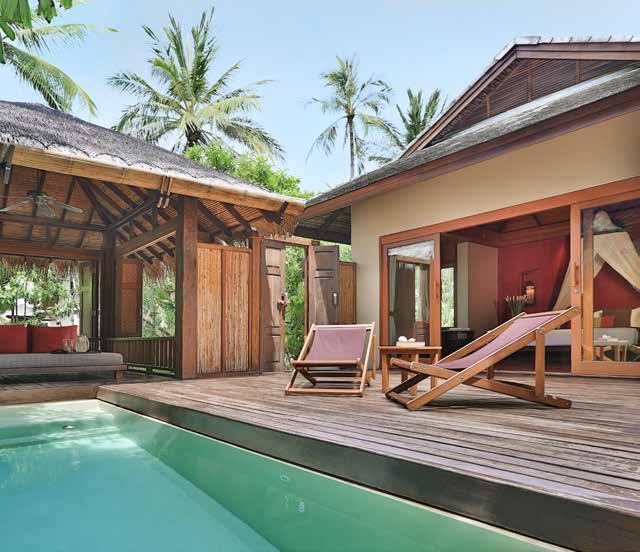 Thai Pool Villa Step into a two-storey villa designed for your holiday bliss. Stretch out in privacy with 180 sqm to enjoy.