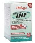 Apap Extra contains 500 mg for extra strength pain relief.
