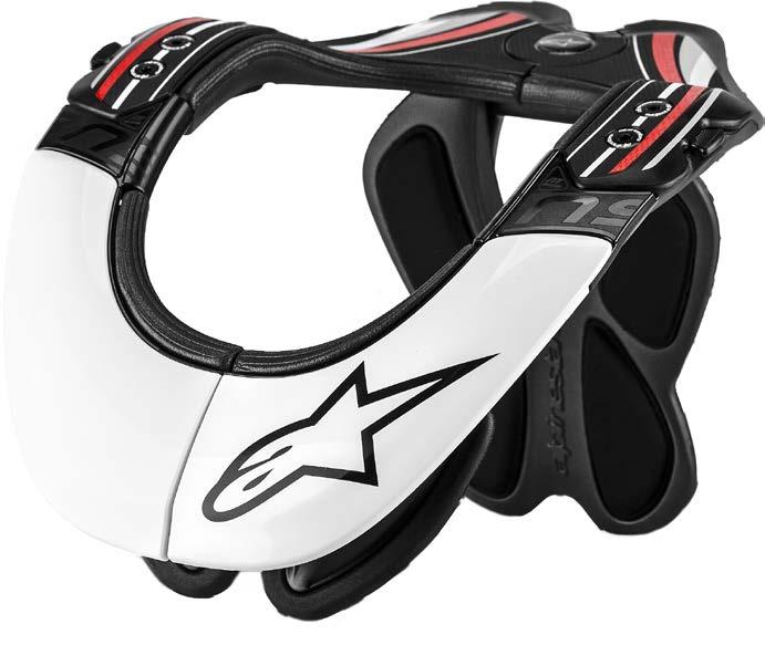 ALPINESTARS 2014 PROTECTION BNS PRO NECK SUPPORT Protection 650 0114 Sizes XS/M - L/XL The BNS Pro is constructed from an advanced, performance fiberglass resin to offer: Structural integrity and