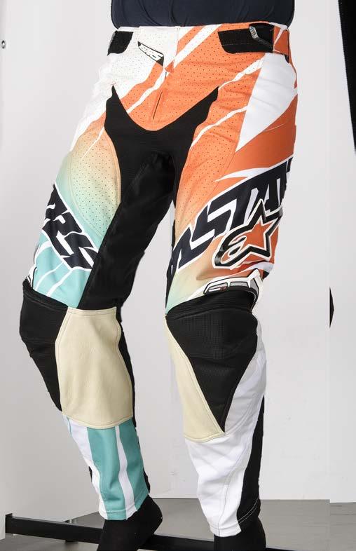 TECHSTAR PANTS Motocross / Off-Road 372 1014 Sizes 28-40 Multi-panel poly-fabric construction is PU coated