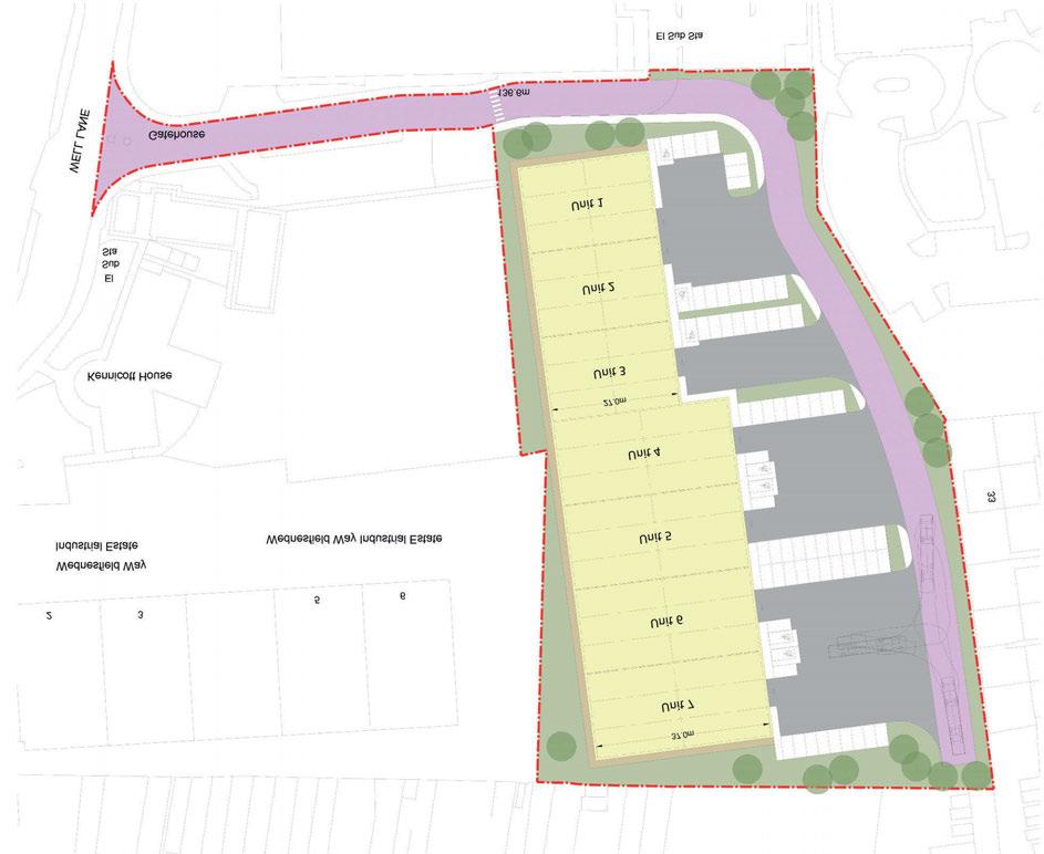 Potential Layout - 3 The block plans below have been prepared purely for illustrative purposes to demonstrate how the site could be developed in a range of unit sizes.