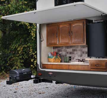 From our bumper mounted and swing arm grill to the large number of doors and drawers, we are redefining functionality.