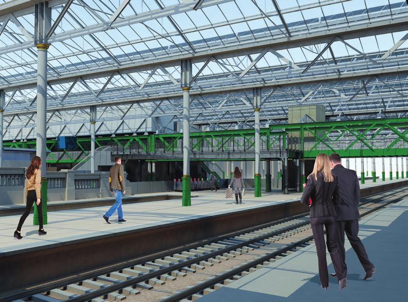 We need to extend platforms at Edinburgh Waverley to accommodate longer trains being introduced on both the Edinburgh to Glasgow via Falkirk (E&G) route and the East Coast Main Line (ECML).