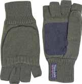 Sizes: M-XL. SRP: 4.95 a5.95 GLOVES 100% acrylic with Thinsulate lining. Colours: Black, Green.