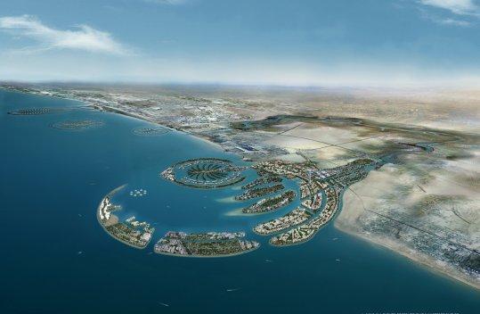 Larger than Manhattan Dubai Waterfront.
