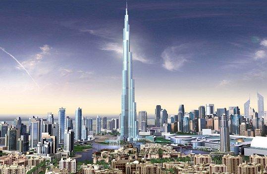 800 meters: the highest tower of the world Burj Dubai.
