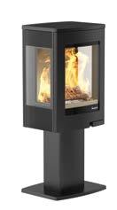 a series of smaller stoves with the modern Scandinavian look and a range of styling options to really allow you to