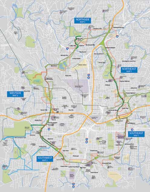 PROJECT OVERVIEW MAP The Atlanta BeltLine is a dynamic and transformative project for Atlanta.