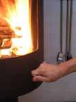 After the paper/solid alcohol tablets have caught fire, leave the fire door ajar about 5-10 cm, so that the chimney draws well. 4.