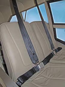 to provide even pressure distribution. You will be amazed at the comfort this seat system awards.